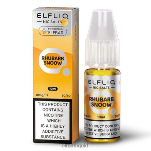 ELFBAR- V2020172 elf bar elfaelfliq nic salts - rebarbora sněženka - 10ml-20 mg/ml