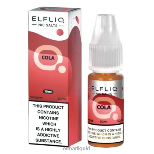 ELFBAR- V2020195 elf bar liquid recenzeelfliq nic salts - cola - 10ml-20 mg/ml