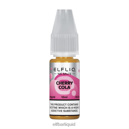 ELFBAR- V2020197 elf bar 5000 czelfliq nic salts - cherry cola - 10ml-20 mg/ml