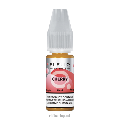 ELFBAR- V2020200 elf bar 600 czelfliq nic salts - cherry - 10ml-20 mg/ml