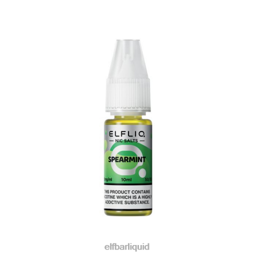 ELFBAR- V2020207 elf bar 5000 czelfliq spearmint nic salts - 10ml-10 mg/ml