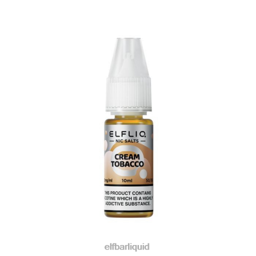 ELFBAR- V2020211 elf bar liquidelfliq cream tabákové soli -10ml-10 mg/ml