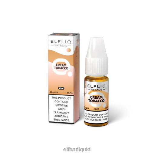 ELFBAR- V2020212 elf bar elfaelfliq cream tabákové soli -10ml-20 mg/ml