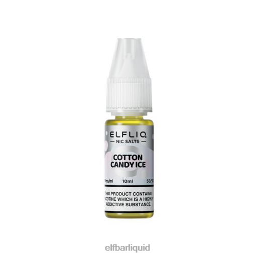 ELFBAR- V2020213 elf bar doplnovacielfliq cukrová vata ledová sůl - 10ml-10 mg/ml