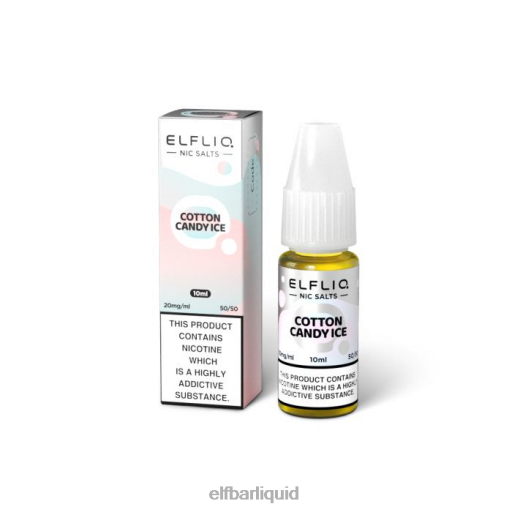ELFBAR- V2020214 elf bar czelfliq cukrová vata ledová sůl - 10ml-20 mg/ml