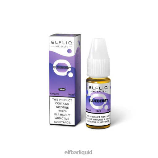 ELFBAR- V2020216 elf bar liquid vaprioelfliq borůvkové soli - 10ml-20 mg/ml