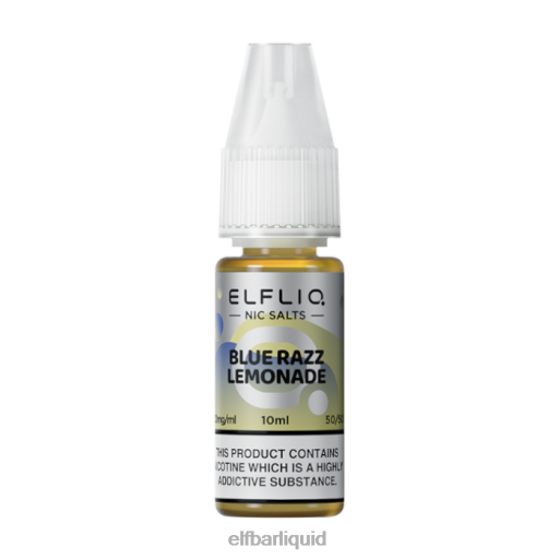 ELFBAR- V2020218 elf bar 4000 czelfliq blue razz limonáda nic salt - 10ml-20 mg/ml