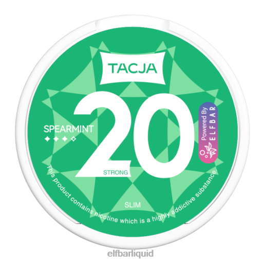 ELFBAR- V2020227 elf bar 5000 cztacja nikotinový sáček - máta klasnatá - 1ks-20mg/g