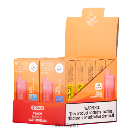 ELFBAR- V2020236 elf bar liquid vapriobroskev mango meloun bc5000 konzumní - jeden - 50 mg