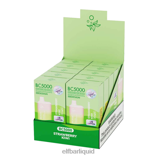 ELFBAR- V2020241 elf bar liquidjahodové kiwi bc5000 konzumní - jednorázové - 50 mg