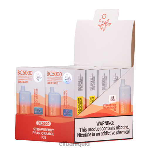 ELFBAR- V2020253 elf bar doplnovacijahoda hruška oranžový led bc5000 spotřebitel - 40mg - jednol
