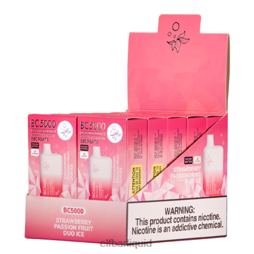 ELFBAR- V2020261 elf bar liquidjahoda mučenka duo ice bc5000 konzument - 50mg - jeden
