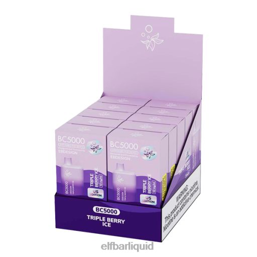 ELFBAR- V2020270 elf bar 600 cztriple berry ice bc5000 spotřebitel - single