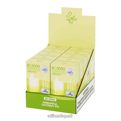 ELFBAR- V2020272 elf bar elfaananas kokosový led bc5000 spotřebitel - svobodný