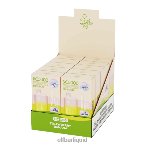 ELFBAR- V2020274 elf bar czjahoda banán bc5000 spotřebitel - jednorázový - 50mg