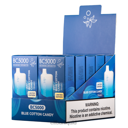 ELFBAR- V2020283 elf bar doplnovacimodrá cukrová vata bc5000 spotřebitel - 50 mg - jednorázová