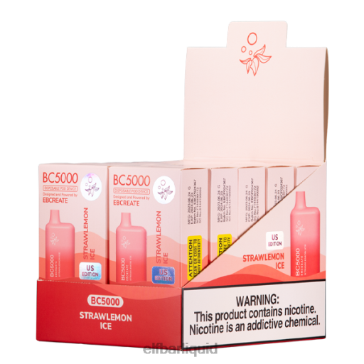 ELFBAR- V2020284 elf bar czstrawlemon ice bc5000 spotřebitel - 40 mg - jeden