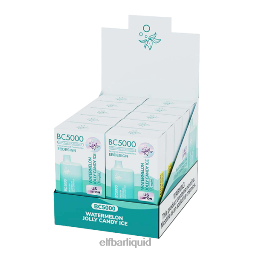 ELFBAR- V2020296 elf bar liquid vapriomeloun jolly ice eb bc5000 spotřebitel - svobodný