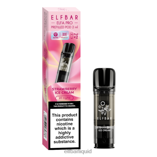 ELFBAR- V2020100 elf bar 600 cz sněžný tabák elfa pro předplněné tobolky - 20 mg - 2 ks