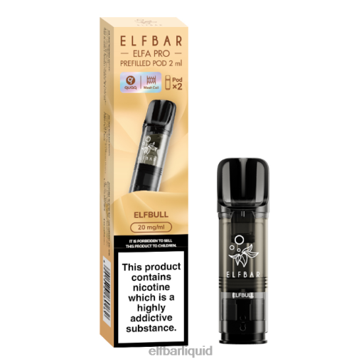 ELFBAR- V2020101 elf bar liquid elfí turbo elfa pro předplněné tobolky - 20 mg - 2 ks