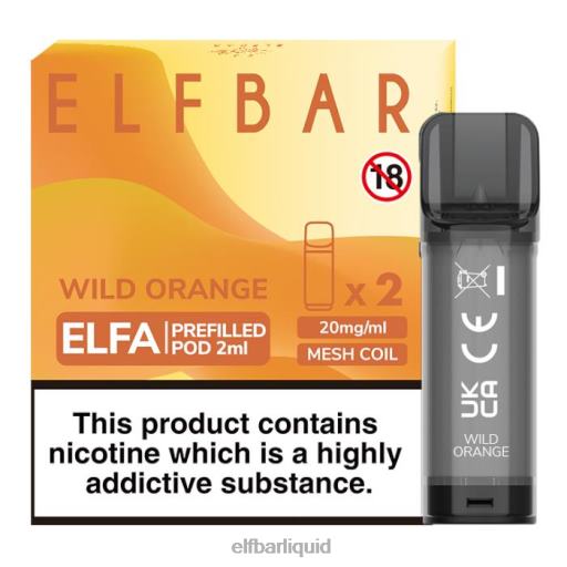 ELFBAR- V2020133 elf bar doplnovaci divoký pomeranč elfa předplněný pod - 2 ml - 20 mg (2 balení)