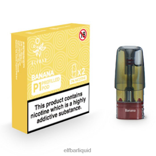 ELFBAR- V2020143 elf bar doplnovaci banán Mate 500 p1 předplněné tobolky - 20 mg (2 balení)