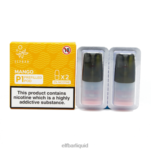 ELFBAR- V2020143 elf bar doplnovaci banán Mate 500 p1 předplněné tobolky - 20 mg (2 balení)