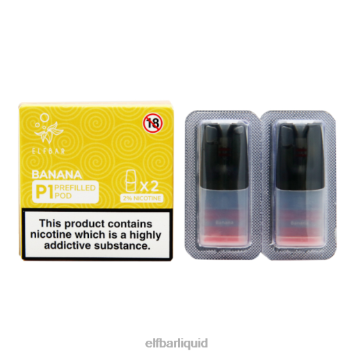 ELFBAR- V2020143 elf bar doplnovaci banán Mate 500 p1 předplněné tobolky - 20 mg (2 balení)