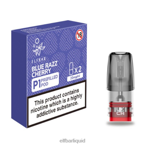 ELFBAR- V2020165 elf bar liquid recenzeMate 500 p1 předplněné tobolky - 20 mg (2 balení) modrá razz třešeň