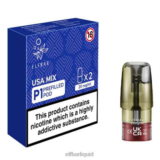 ELFBAR- V2020166 elf bar liquid vaprioMate 500 p1 předplněné tobolky - 20 mg (2 balení) usa mix