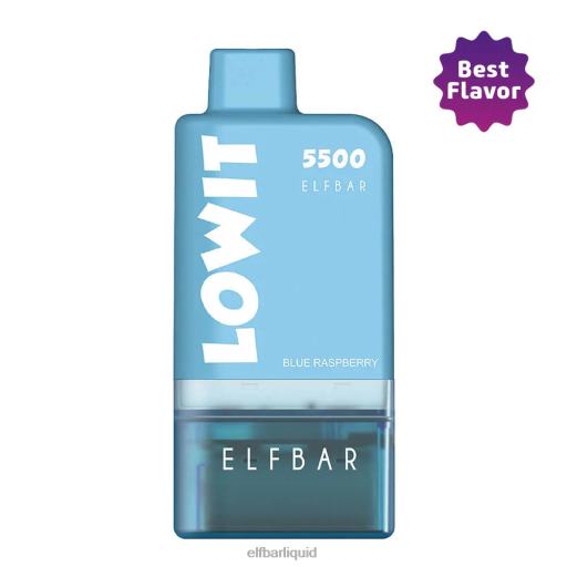ELFBAR- V2020436 elf bar liquid vaprio modrá malina+modrá baterie předplněná sada podů lowit 5500 2%nic modrá malina