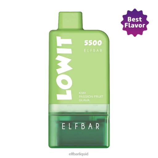 ELFBAR- V2020438 elf bar 4000 cz kiwi mučenka guava lusk+zelená baterie předplněná sada lusk lowit 5500 2% nic kiwi mučenka guava