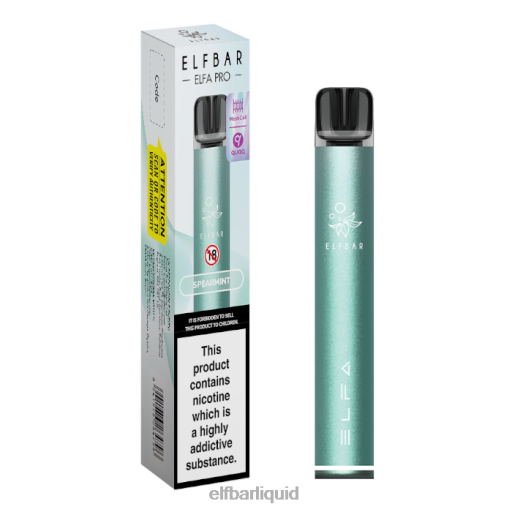 ELFBAR- V202077 elf bar 5000 cz Twilight azurová + spearmint předplněný lusk elfa pro pod kit - dobíjecí