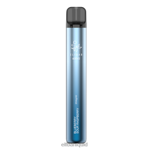 ELFBAR- V202010 elf bar 600 cz borůvka kyselá malina Jednorázová vapka 600v2 - 20 mg