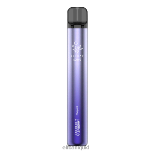 ELFBAR- V202016 elf bar liquid vaprio borůvka malina Jednorázová vapka 600v2 - 20 mg