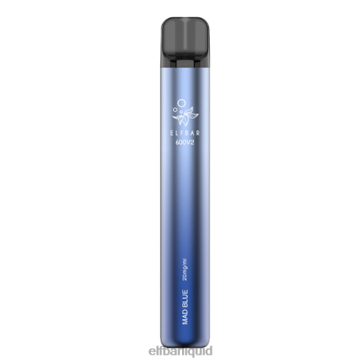 ELFBAR- V202020 elf bar 600 cz šílená modrá Jednorázová vapka 600v2 - 20 mg