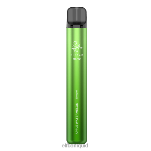 ELFBAR- V202021 elf bar liquid jablkový meloun Jednorázová vapka 600v2 - 20 mg