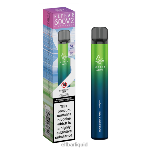 ELFBAR- V202023 elf bar doplnovaci borůvkové kiwi Jednorázová vapka 600v2 - 20 mg