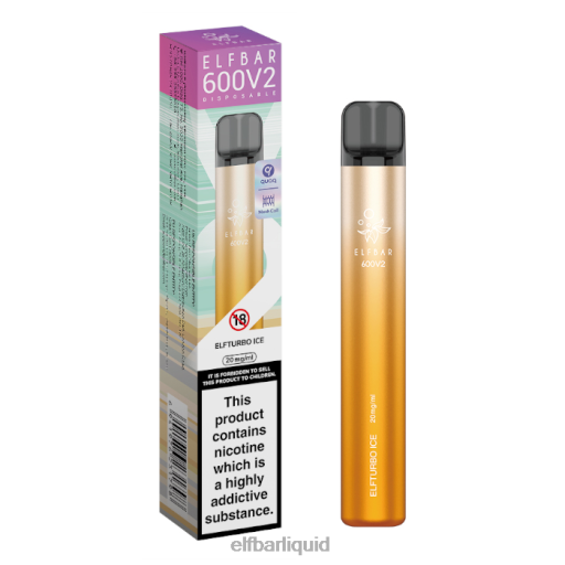 ELFBAR- V202028 elf bar 4000 cz elfturbo led Jednorázová vapka 600v2 - 20 mg