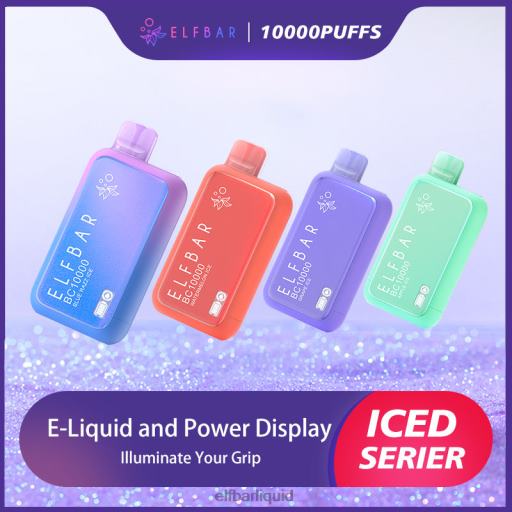 ELFBAR- V2020303 elf bar doplnovaci modrý razz led nejlepší příchuť jednorázový vape bc10000 led série