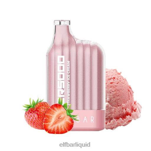 ELFBAR- V2020320 elf bar 600 cz Jahodová zmrzlina nejlepší příchuť jednorázový vape cr5000 velký výprodej