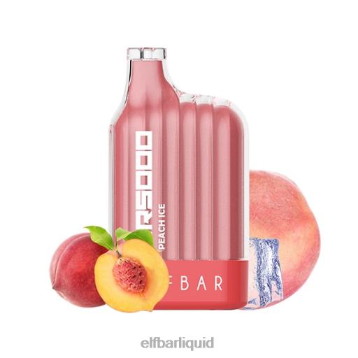 ELFBAR- V2020322 elf bar elfa broskvový led nejlepší příchuť jednorázový vape cr5000 led série