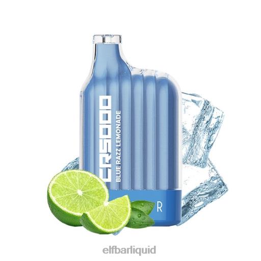 ELFBAR- V2020323 elf bar doplnovaci modrá razz limonáda nejlepší příchuť jednorázový vape cr5000 led série