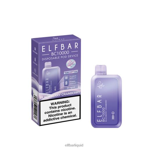 ELFBAR- V2020337 elf bar 5000 cz ostružina brusinka jednorázový vape nový bc10000 10000 vdechů