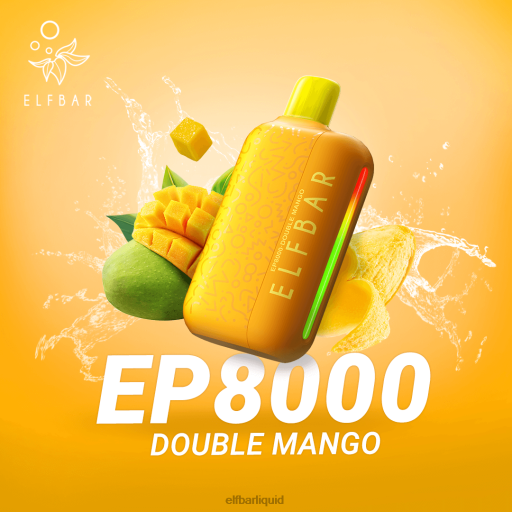 ELFBAR- V2020370 elf bar 600 cz dvojité mango jednorázové vapky nové ep8000 potahy