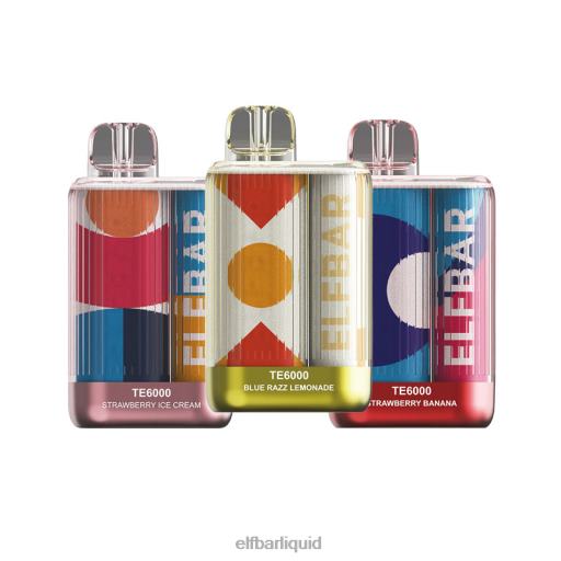 ELFBAR- V2020380 elf bar 600 cz vodní meloun jednorázové vape te6000 potahy
