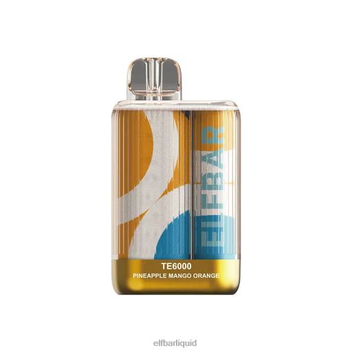ELFBAR- V2020383 elf bar doplnovaci jahodový banán jednorázové vape te6000 potahy