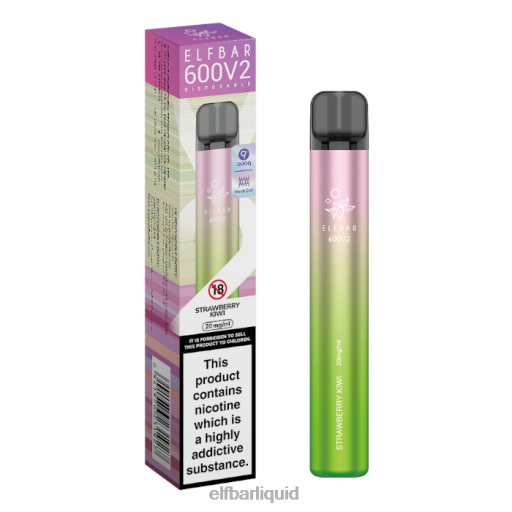 ELFBAR- V20203 elf bar doplnovaci jahodové kiwi Jednorázová vapka 600v2 - 20 mg