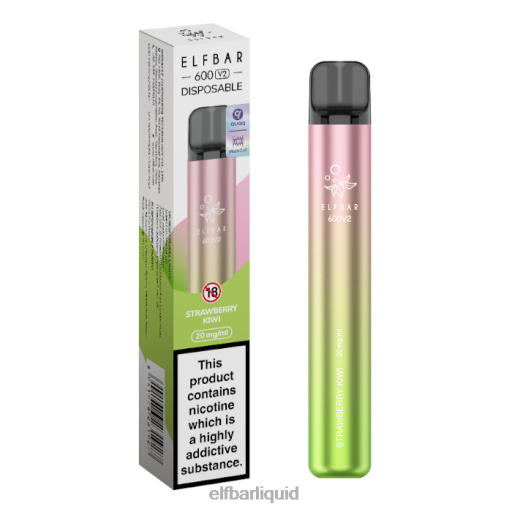 ELFBAR- V20203 elf bar doplnovaci jahodové kiwi Jednorázová vapka 600v2 - 20 mg