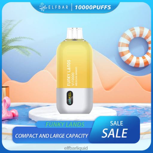 ELFBAR- V2020459 elf bar 7000 cz mexické mango funky lands nejlepší příchuť jednorázový vape vi10000 top prodej